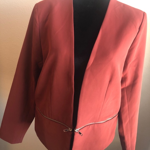 Color blazer, Rust - Picture 2 of 3